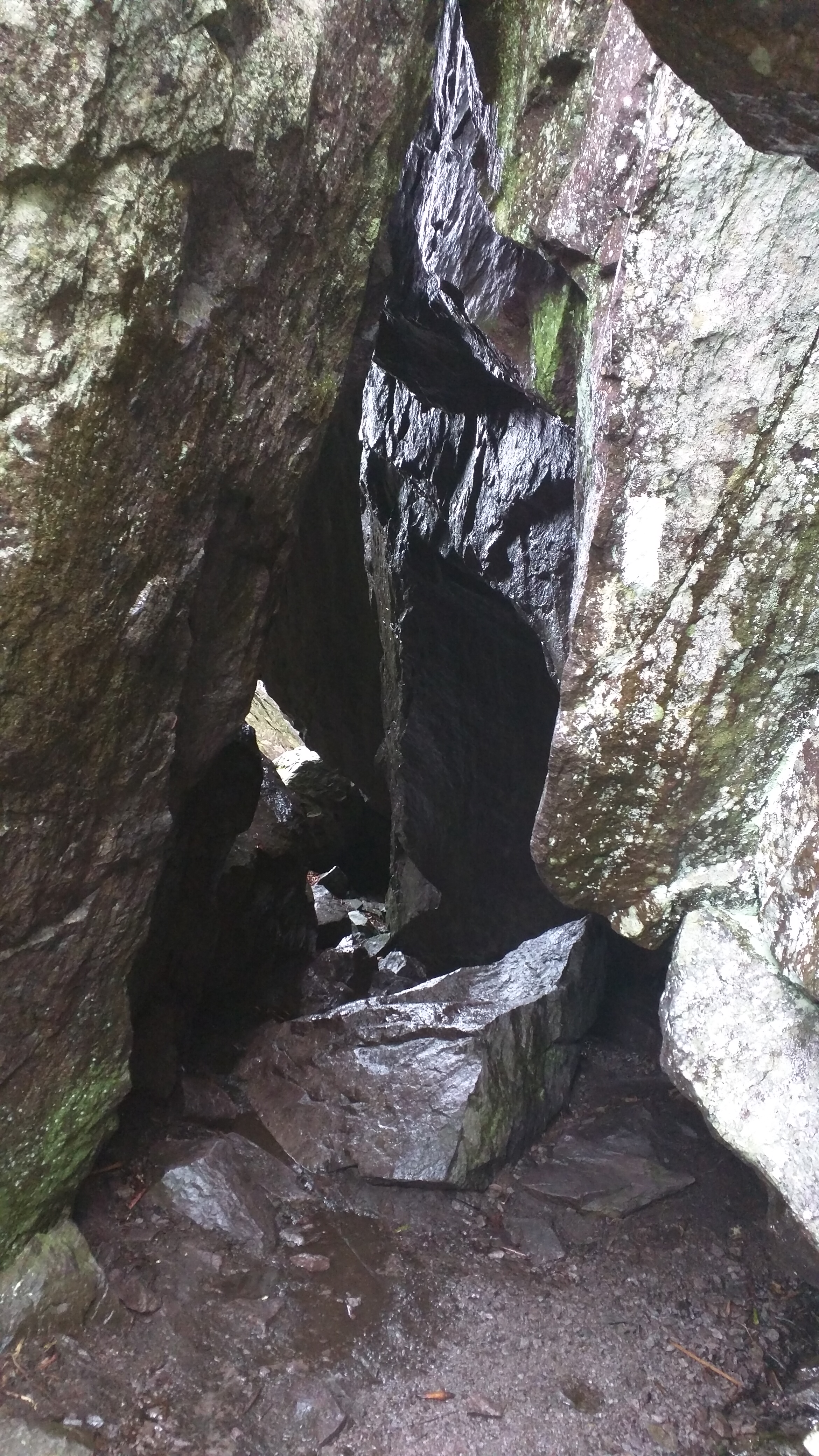 Fat Man's Squeeze. Yes, that is part of the trail, and that is the official name. 