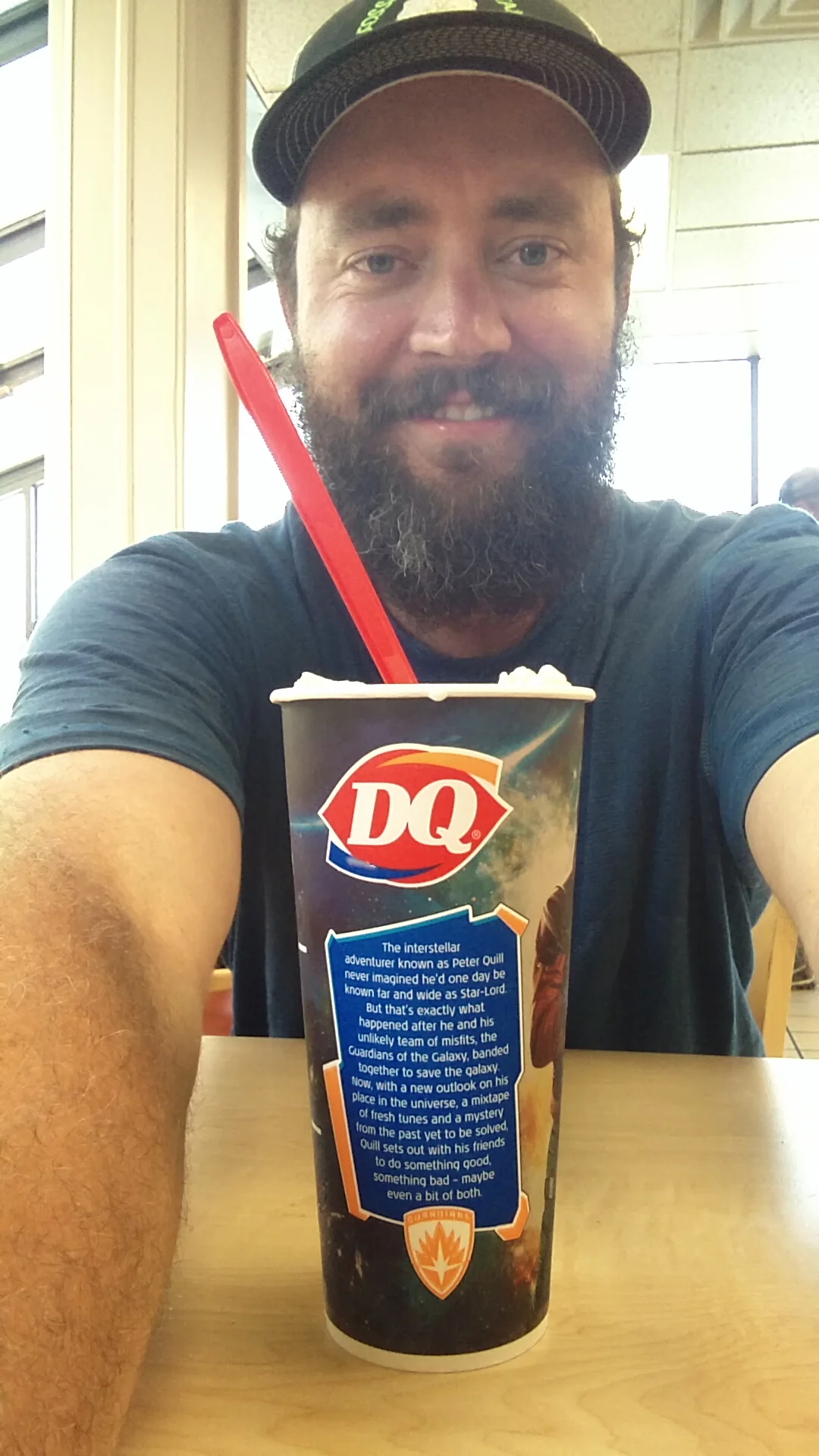 Yes, that is the large Blizzard. No shame. 
