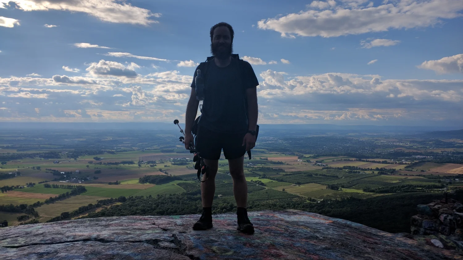 This whole overlook is COVERED in graffiti. Come on Maryland, get your life together.