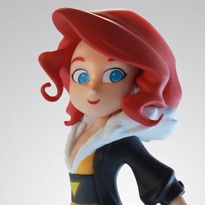 WeLoveFine Red and Transistor figure.png