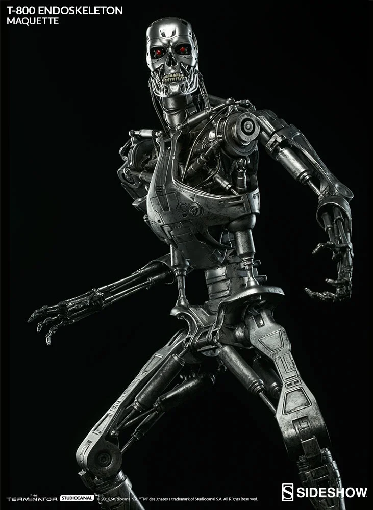 Terminator Part Human Part Machine Sideshow Terminator Q Scale Maquette — Bigshot Toyworks