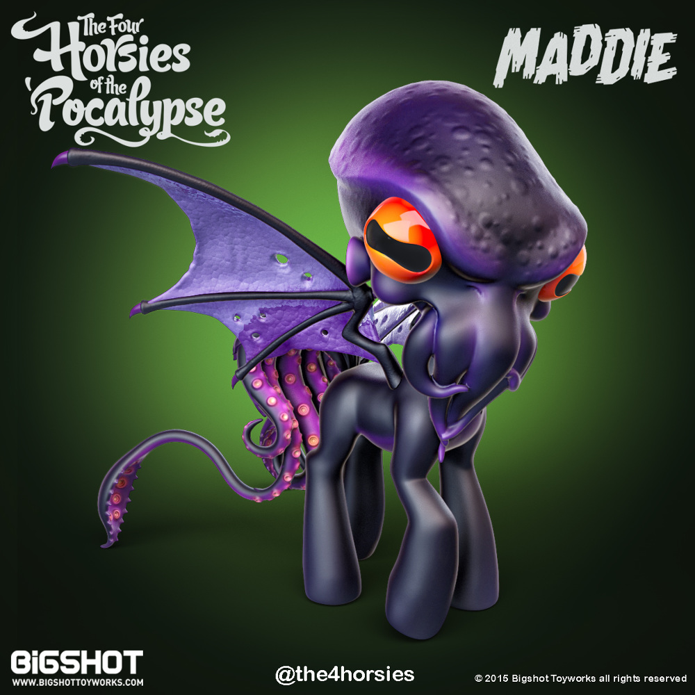 FOUR HORSIES LIL MADDIE 4" FIGURE PURPLE EDITION BY BIGSHOT TOYWORKS 