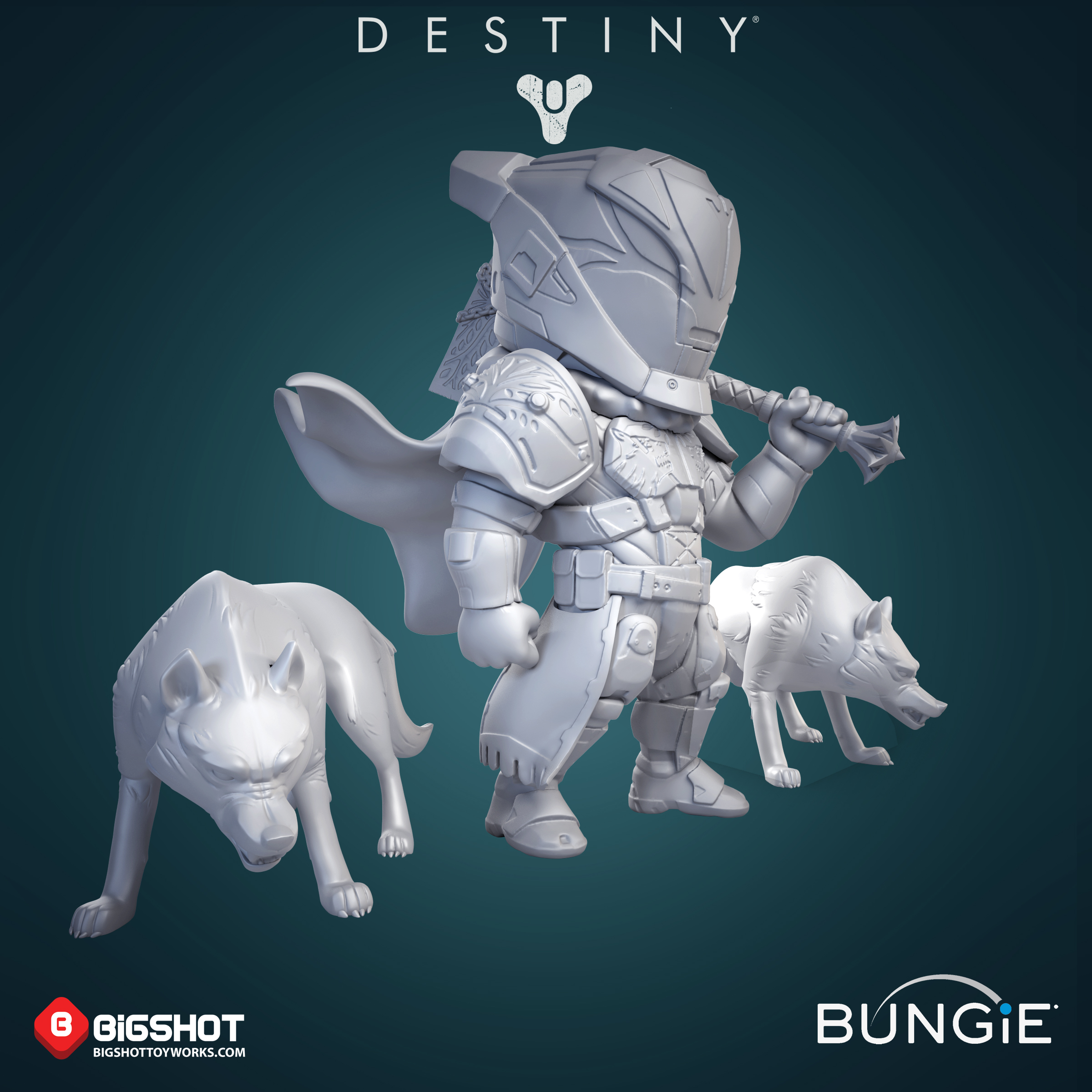 Bungie Destiny Saladin and Wolves sculpt.jpg