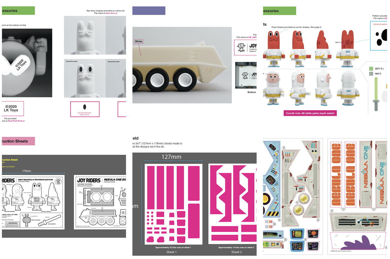revisions to figures, vehicle and sticker sheets