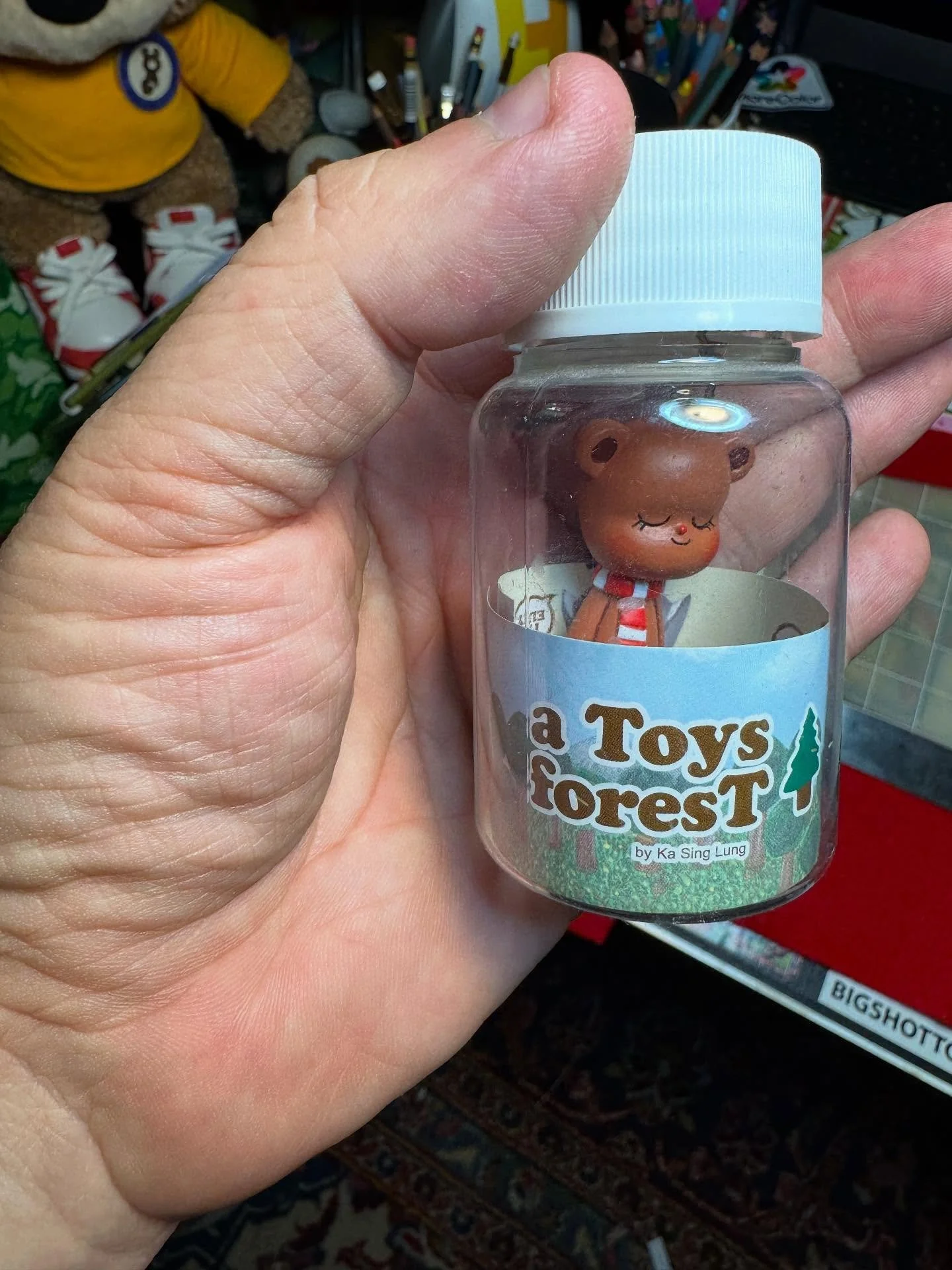 A seriously cool mini character line from @kasinglung @how2workhk circa 2015 a gift from great @howard_how2work I would love see more of these some day