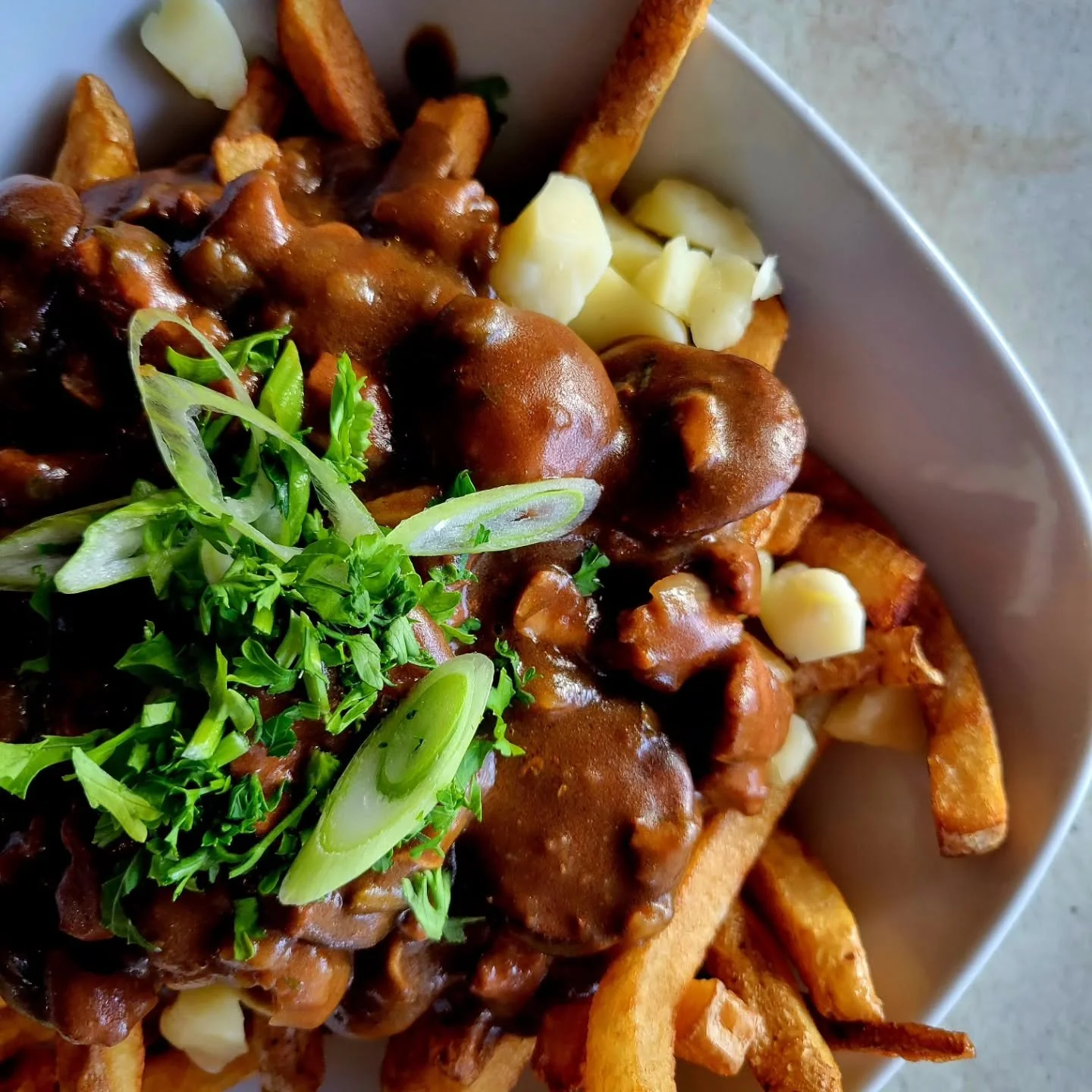 It's the last week! 

April's #poutineforthepeople is a Smoked Sausage Gumbo Poutine. Created by chef @ederique_ and raising money for @outlier_detroit

"Chef E" is the manager and business coach for the shed 5 Incubator Kitchen at @eastern