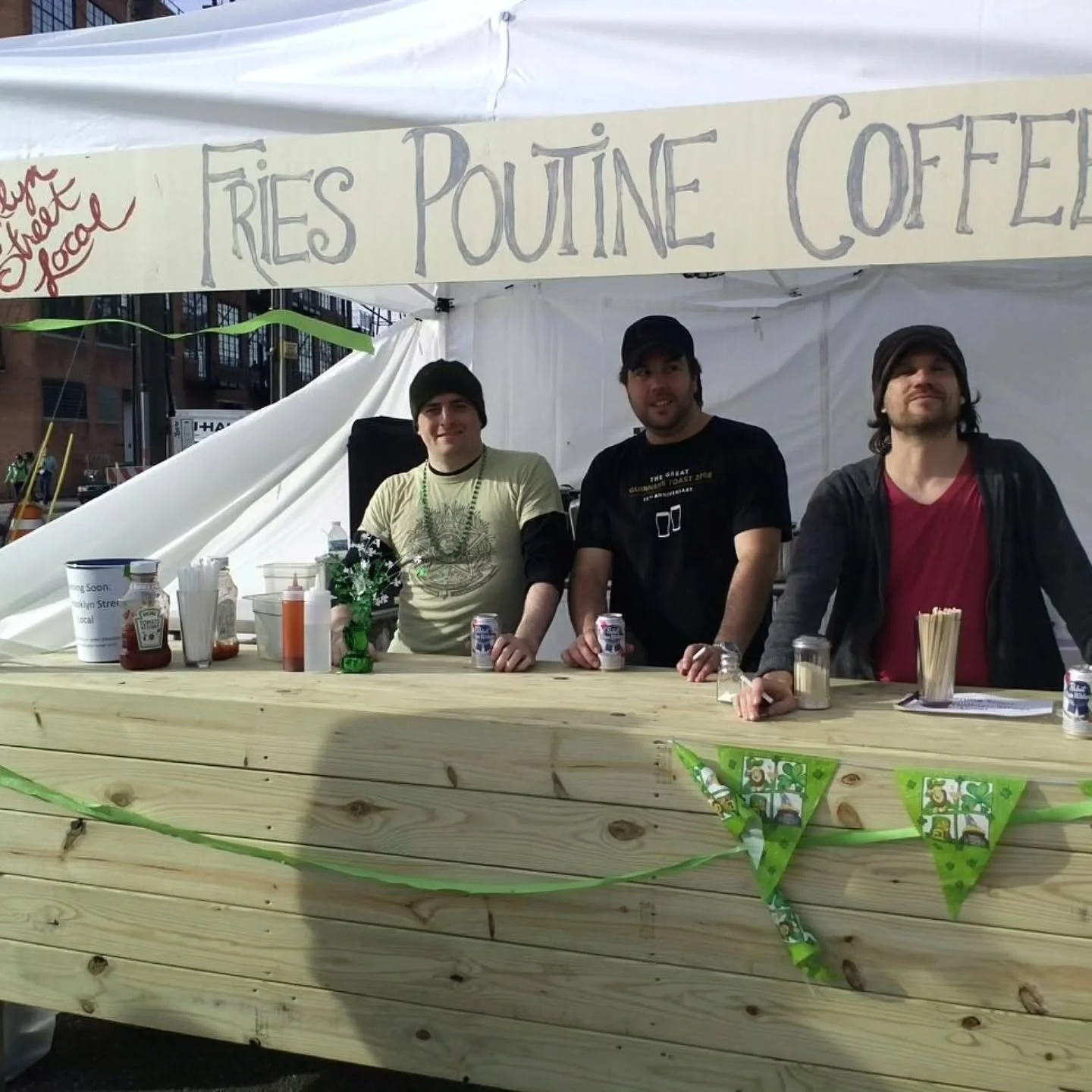 Parade Day is coming Sunday, March 15th!
To get in the spirit, we're sharing these pictures of Parade Days gone by 🍀

On the 15th our carry out window will be open for coffee, cocktails, hot chocolate, poutine, and sandwiches. The vegan reuben might