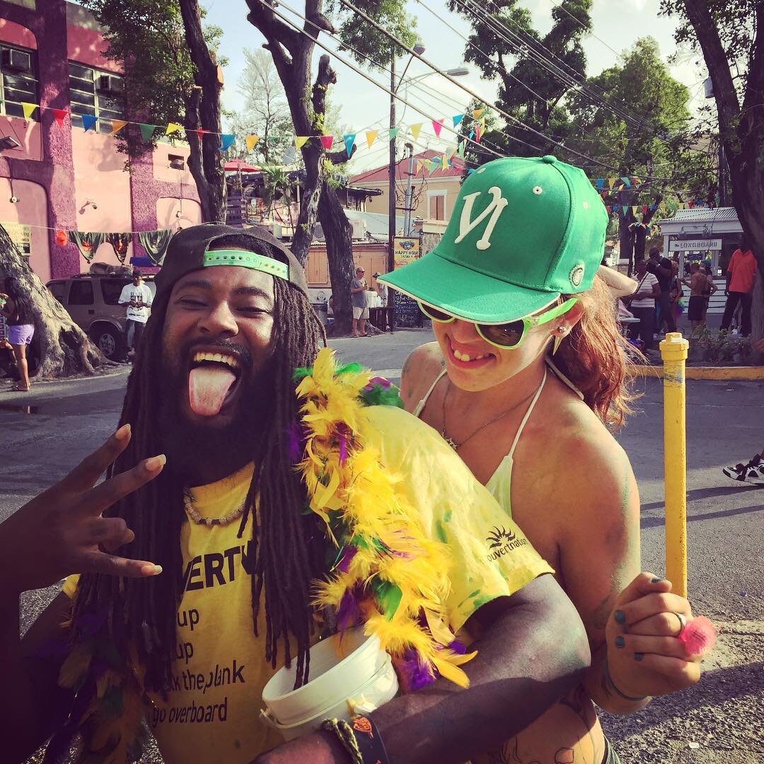 JOUVERTNATION!!! JOUVERT WAS MASSSS!!! Next up?!? Parade Viewing partay!! Come party with us! We here till Fireworks! #STJCARNIVAL #JVN8  #CAPTAINMORGANWHITE🎉🎉🎉🎉🎉