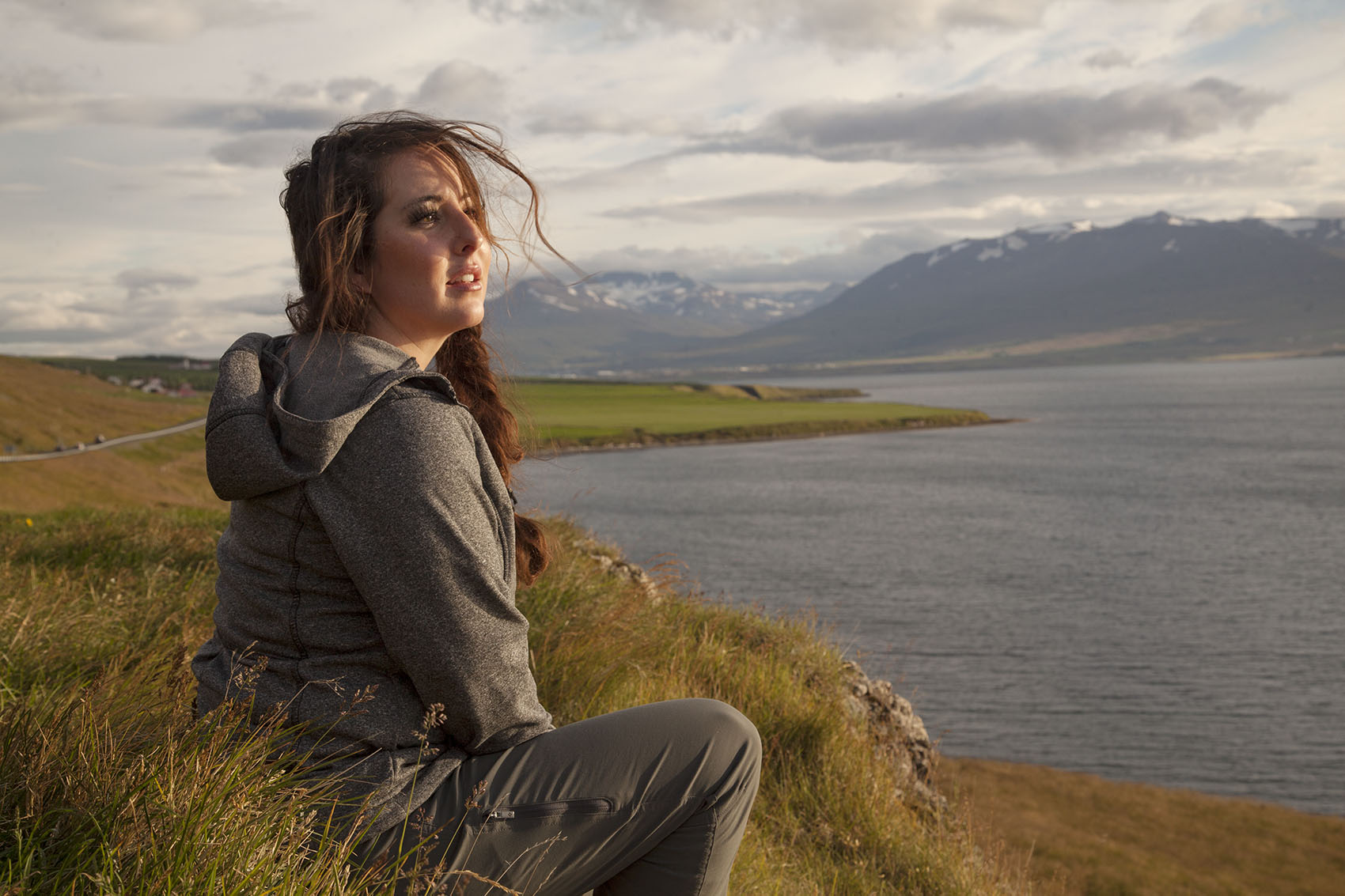 Melissa Farley enjoys and afternoon along the northern coast of Iceland.