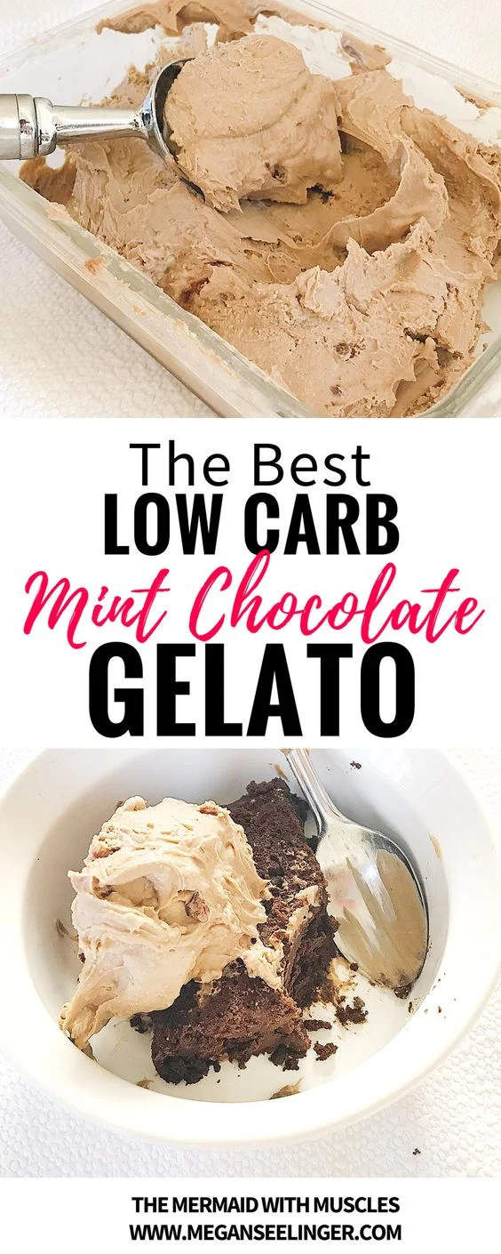 Low Carb Mint Chocolate Gelato — MeganRoseWellness