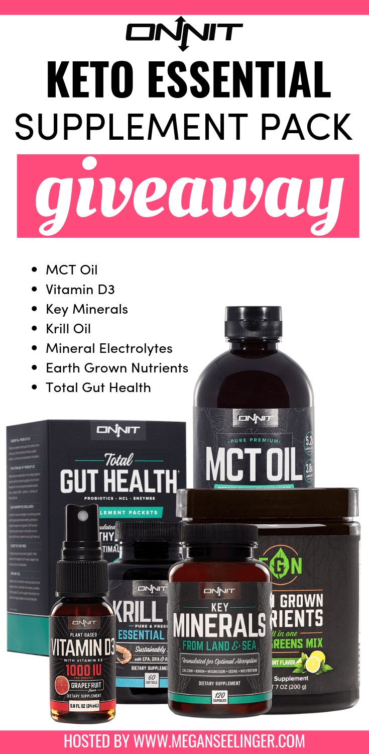 Onit Keto Essentials Supplement Pack Giveaway