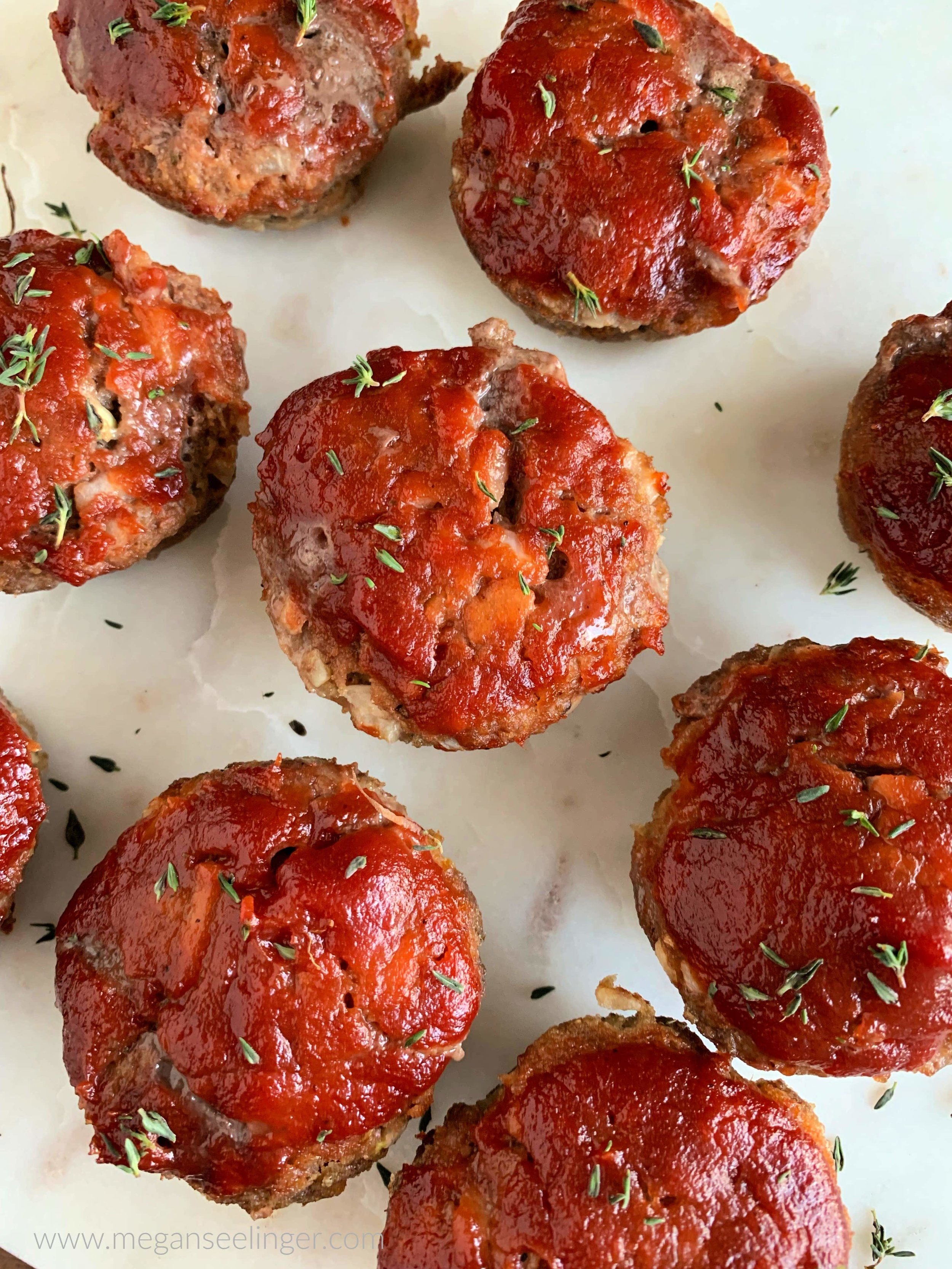 Easy Mini Meatloaf Recipe with Ketchup Glaze