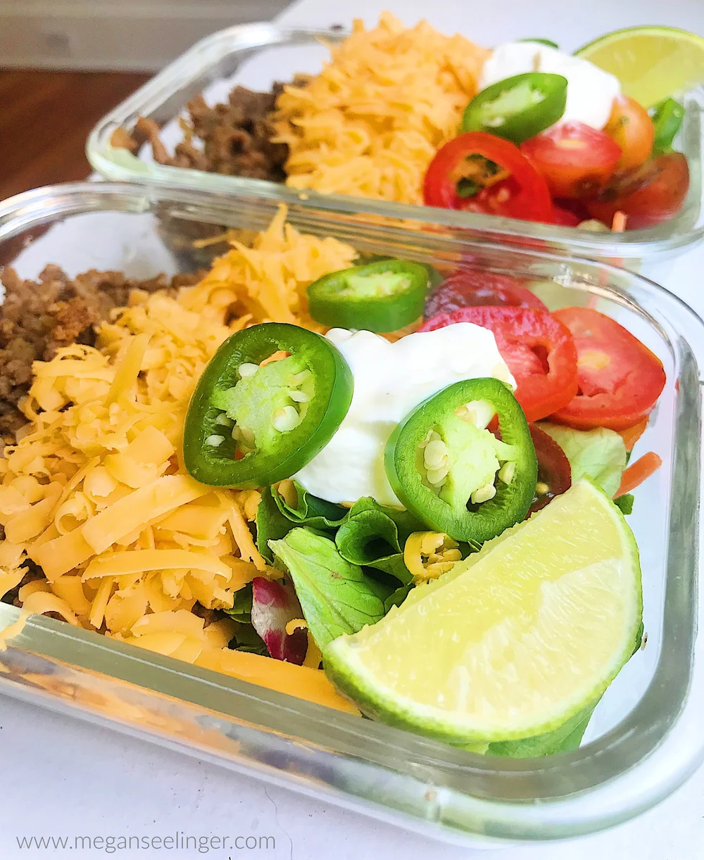 Keto Taco Salad - Easy Keto Ground Beef Recipe — Megan Porter ...