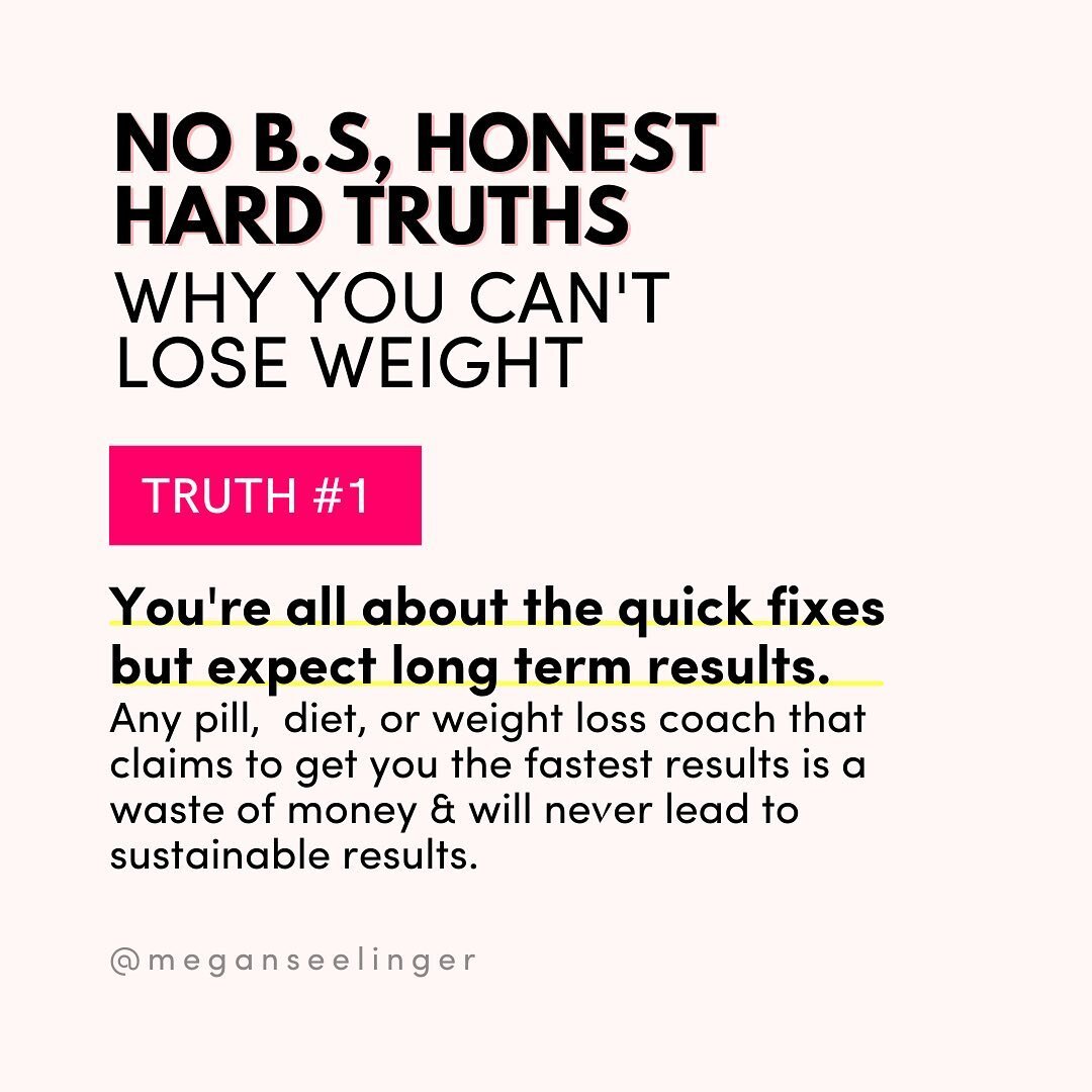 You're constantly being sold on how to lose weight 💳⁣⠀⠀⠀⠀⠀⠀⠀⠀⠀
⠀⁣⠀⠀⠀⠀⠀⠀⠀⠀⠀
The truth is there is no magical pill or quick fix that's going to help you shed fat.⁣⠀⠀⠀⠀⠀⠀⠀⠀⠀
⁣⠀⠀⠀⠀⠀⠀⠀⠀⠀
There is no secret to getting faster results. And anyone who is sel