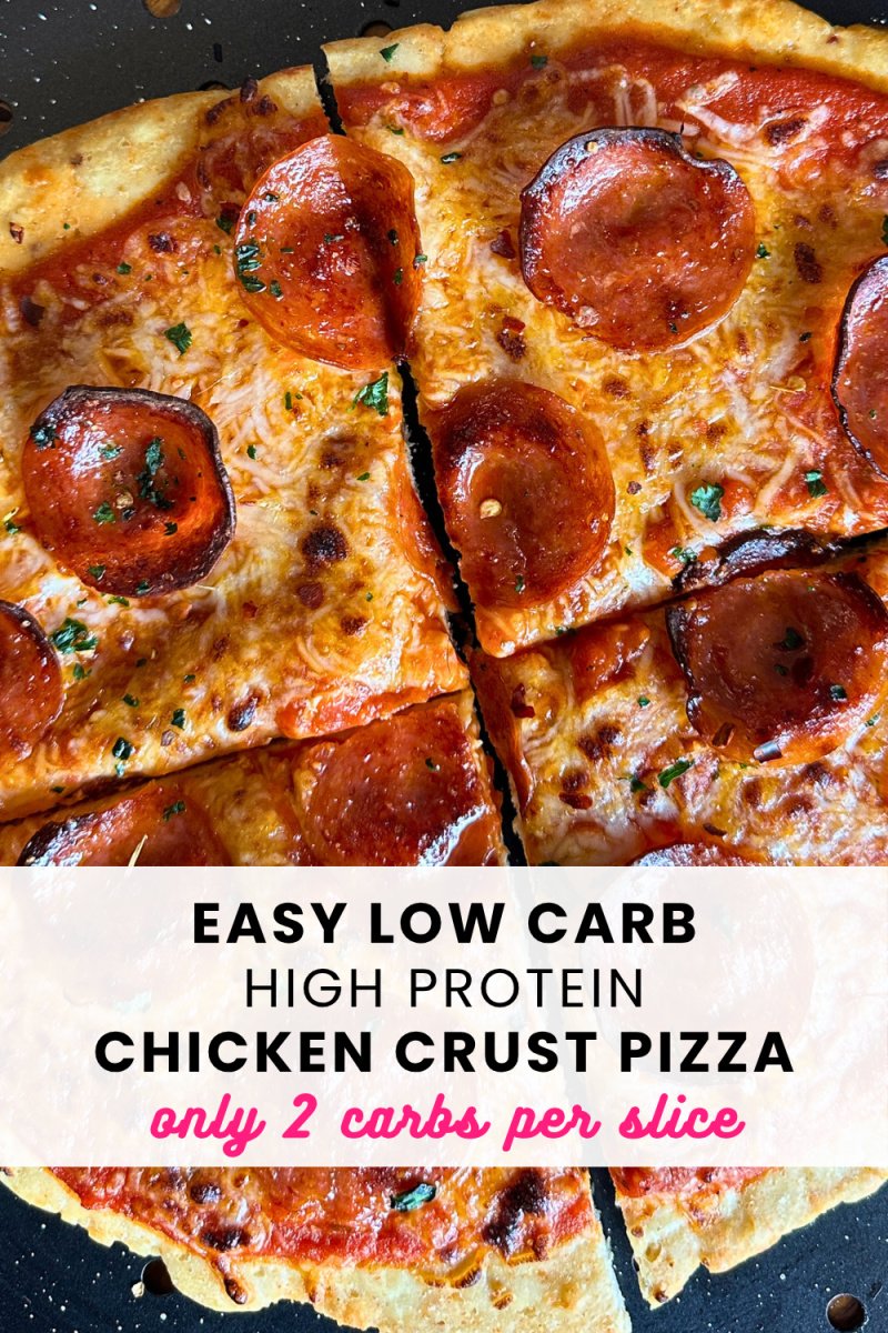 Chicken Crust Pizza (High Protein, Low Carb & Gluten Free)