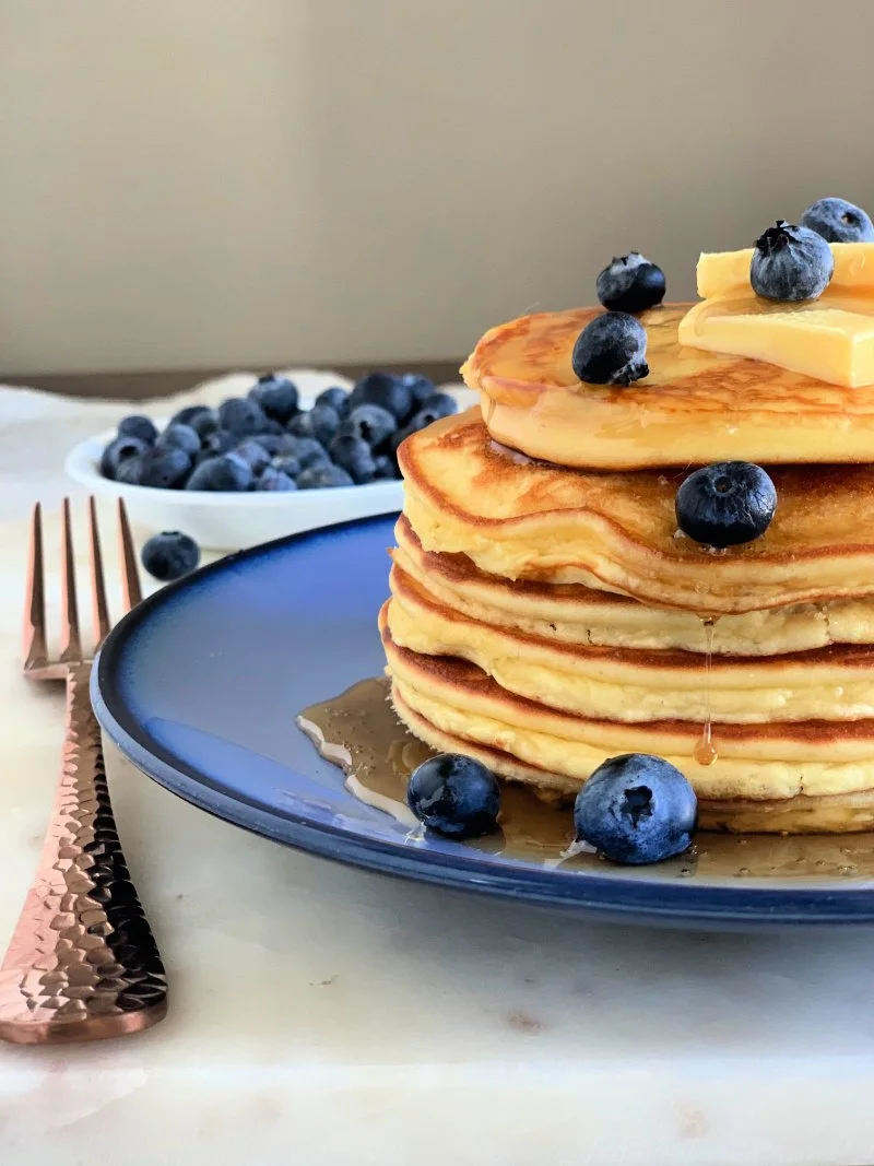 Fluffy Coconut Flour Pancakes (Keto, Low Carb & Gluten Free)