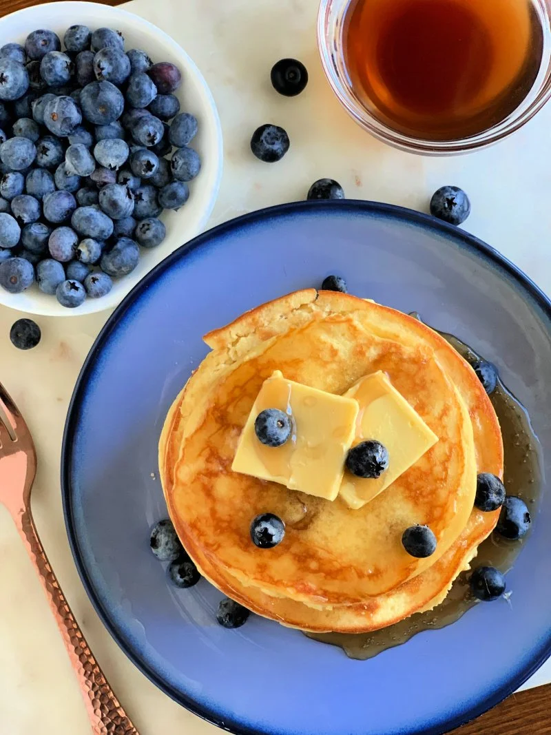 Fluffy Coconut Flour Pancakes (Keto, Low Carb & Gluten Free)