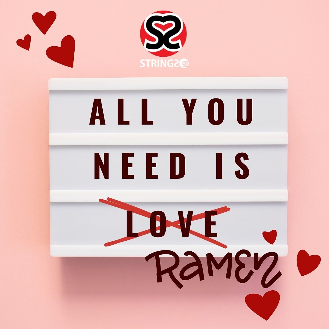 Sending you ramen-tic vibes! 
Happy Valentie&rsquo;s Day to all the ramen lovers out there! 
😉💝
.
.
.
.
.
#stringsramen #ramen #Chicago #ChicagoFood #eeeeeats #ChicagoEats #chicagofoodies #chicagorestaurants #ValentinesDay #Vday #chicagochinatown #