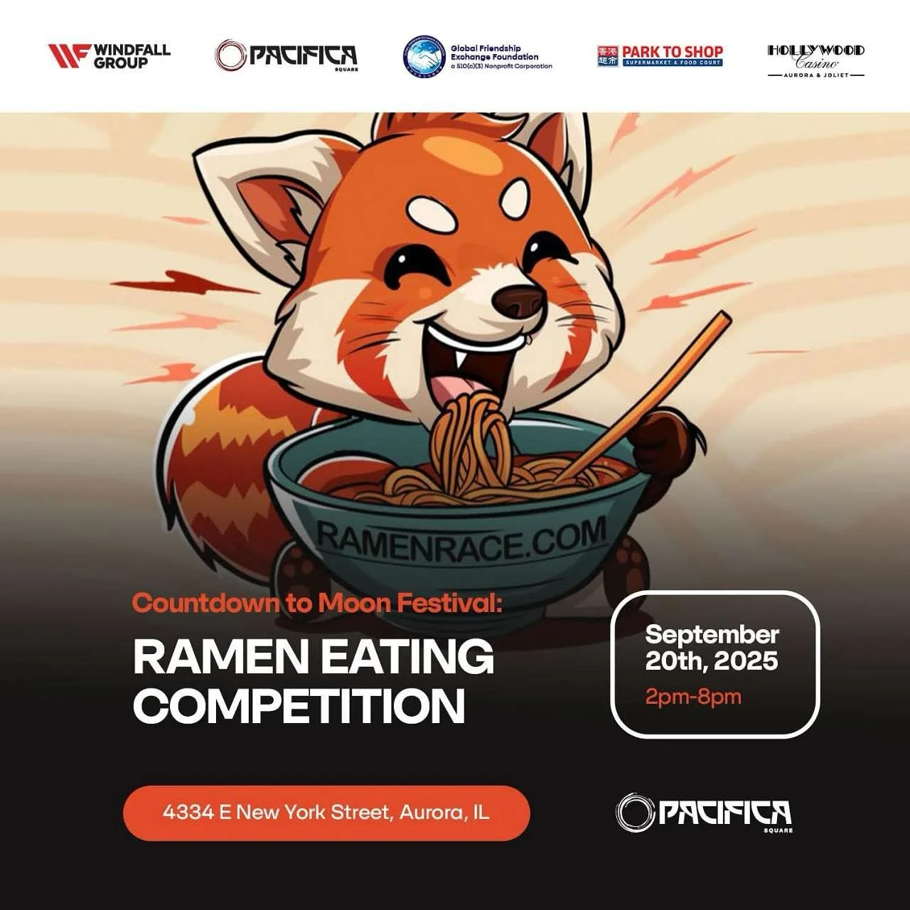 🌙✨ Celebrate the Moon Festival with us at Pacifica Square! ✨🌙 📅 Sat, Sept 20 | 2&ndash;8PM
🎶 KPOP sing-alongs 🎭 Cosplay battles 🍜 Ramen Race (slurp fast, win big!) 🌕 Mooncakes, food &amp; prizes
.
Bring your friends, come hungry, and don&rsquo