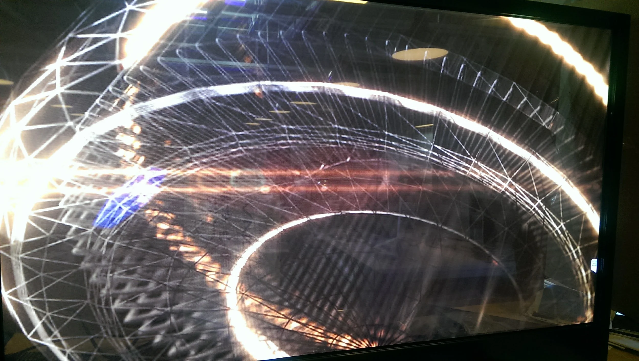 Screen testing shot by manufacturer