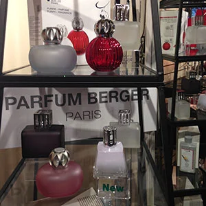 LAMPE BERGER Lampe Berger is a revolutionary technology for purifying the air in enclosed rooms. Makes a wonderful lifetime gift. Lamps Oils & Fragrances For more information, Visit our Lampe Berger page.
