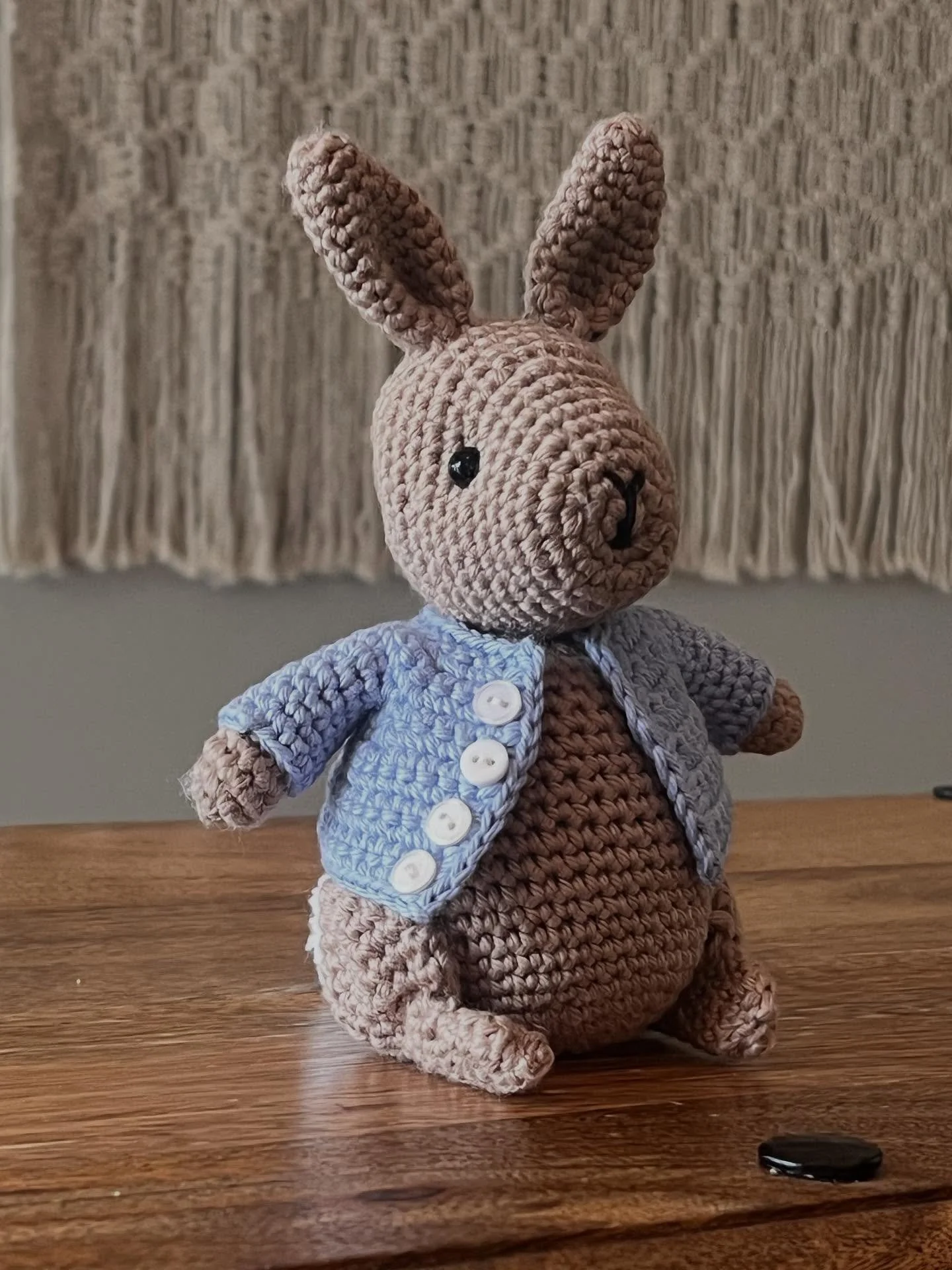 I haven’t crocheted anything but a placemat in a long time, but this quick Peter Rabbit was just the right project to get me back in the groove! π° π©΅