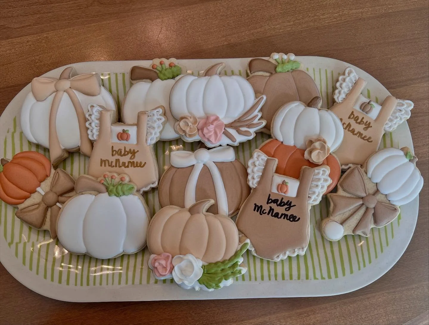It was such a thrill to get to make cookies for this special baby shower!