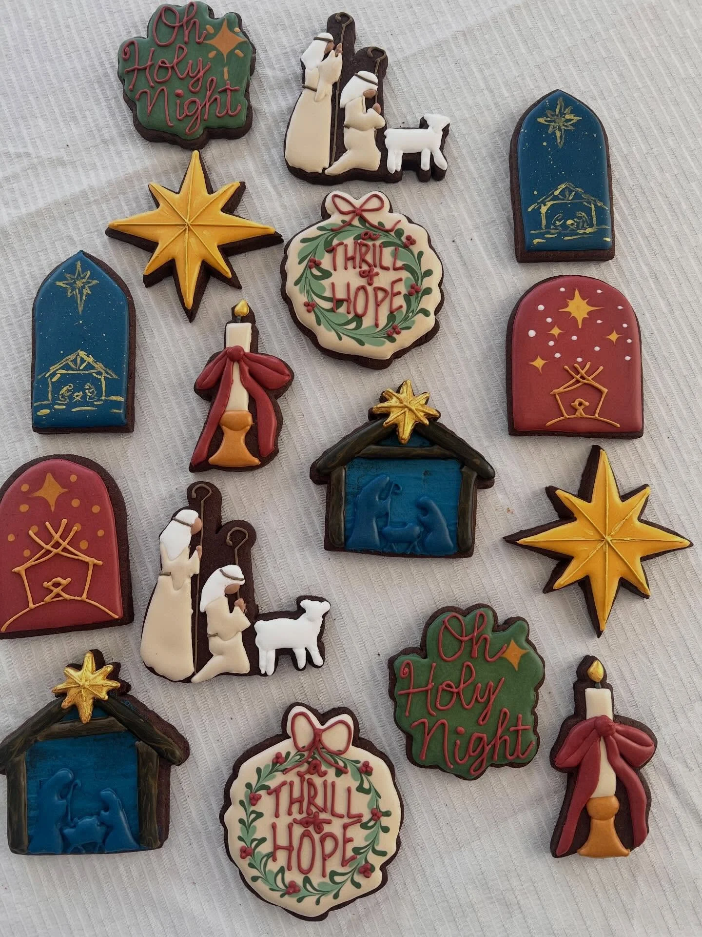 I am so excited to begin sharing a labor of love from December!  Here&rsquo;s the set up&hellip; our amazingly talented worship pastor asked me if I would create some cookies for his team&rsquo;s Christmas party and I was so honored to do it! I start