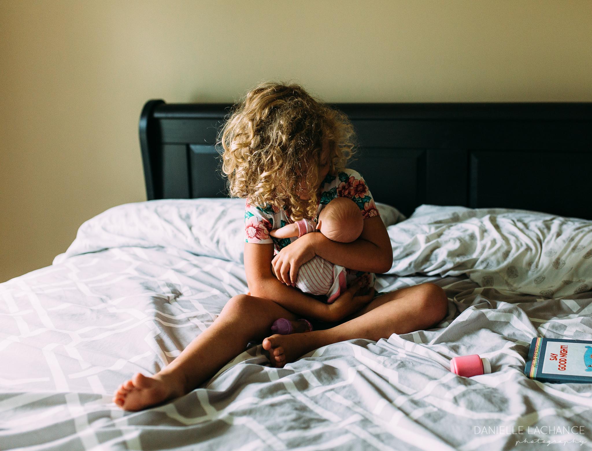 "Feeding" her baby