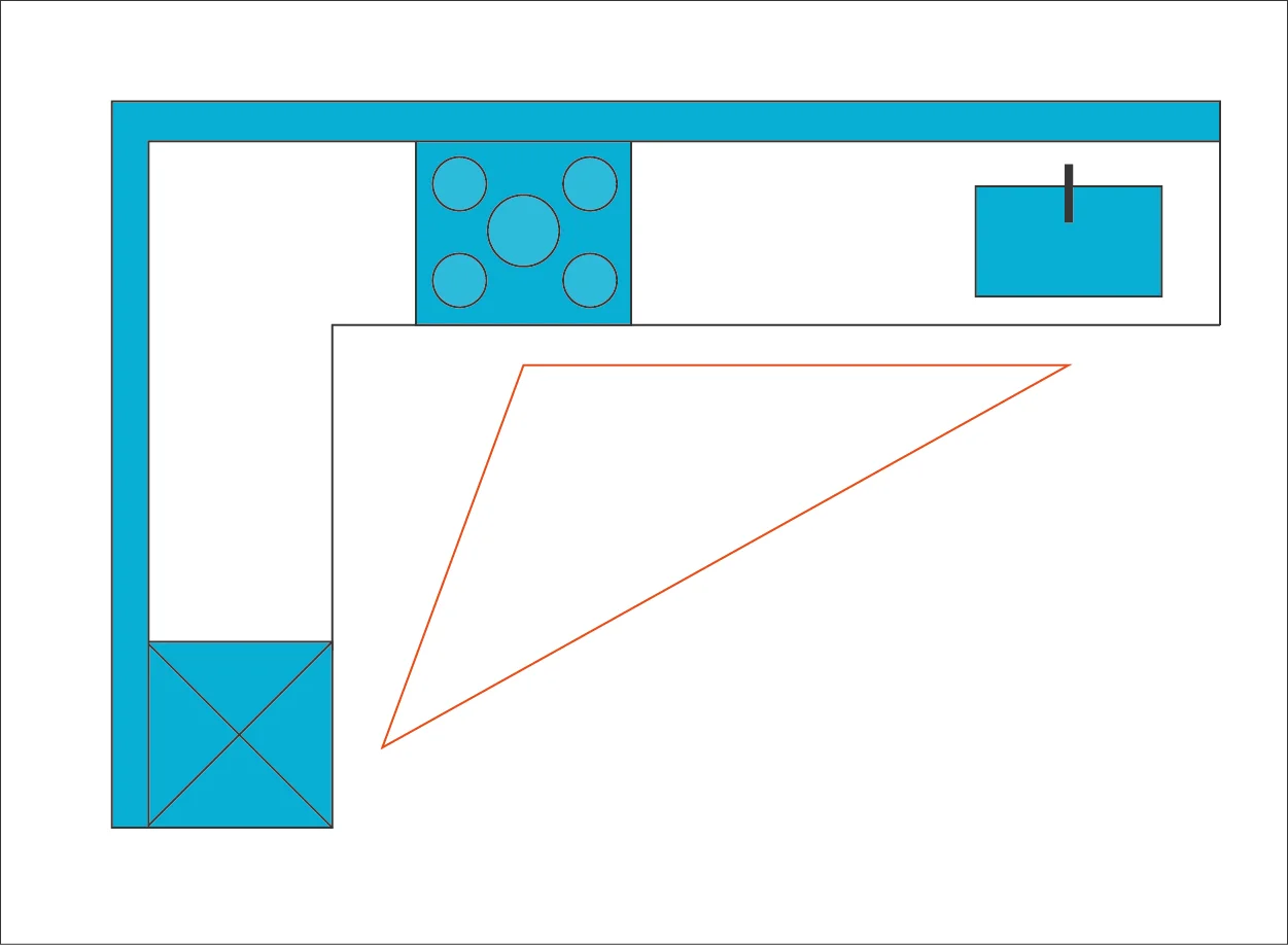 L-shaped Kitchen