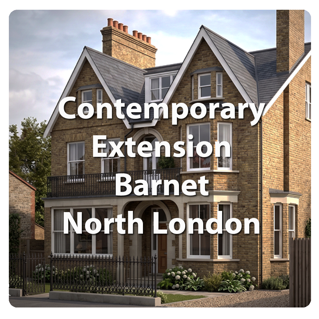 Contemporary Extension to a Period Detached Home in Barnet, North London