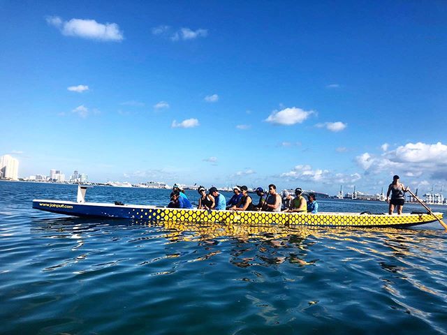 Summer is back ☀️ #miamilifestyle #dragonboat #alwayssummer #miami Pic 📸 Crystal @puffdbrtmiami #puffcrew📸
