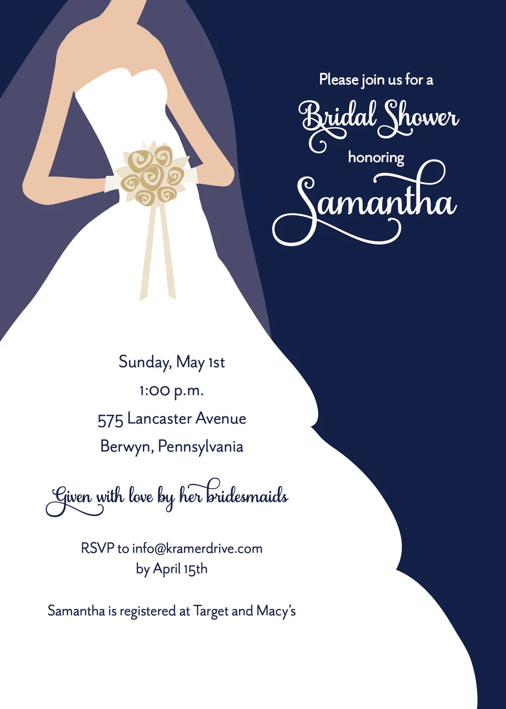 Bridal Shower Announcements And Invitations Gallery