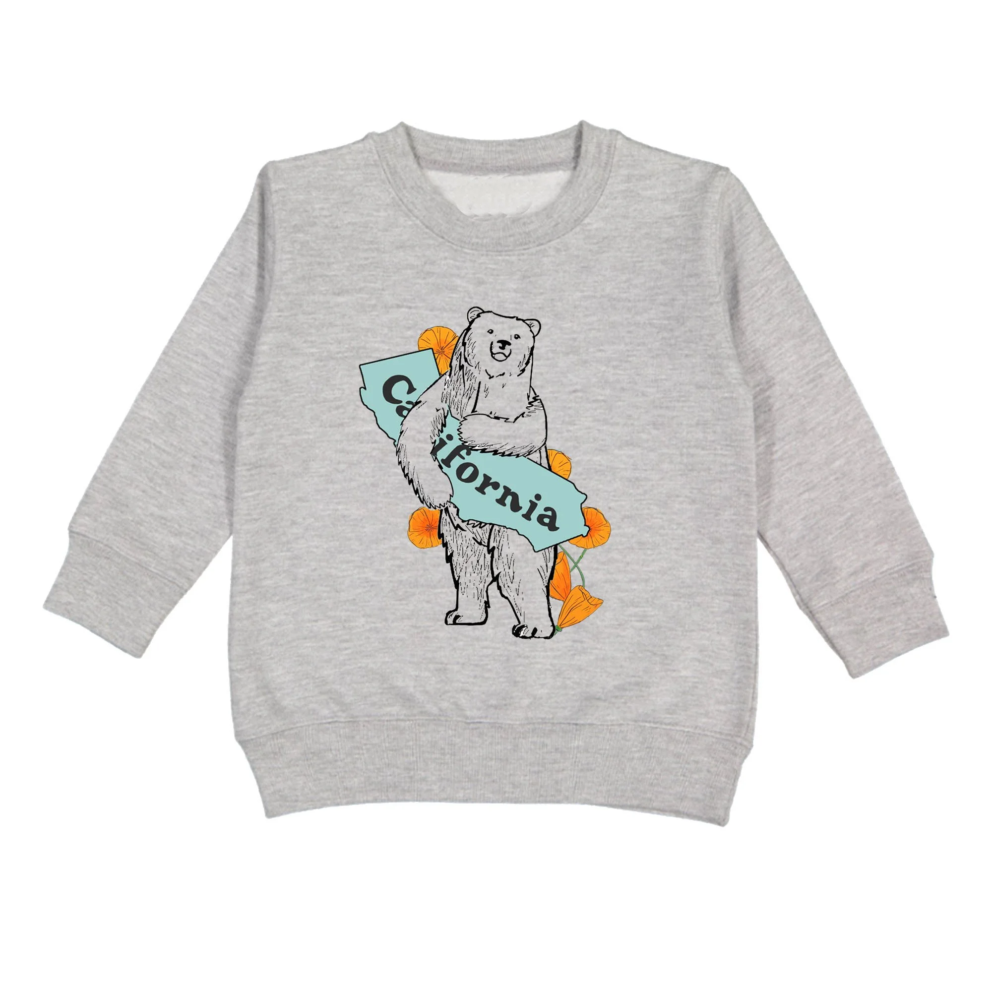 I Love You, California Sweatshirt — Disco Panda Kids-