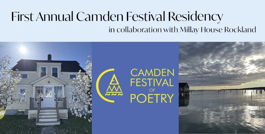 Writer-in-Residence for the 2026 Camden Festival of Poetry
