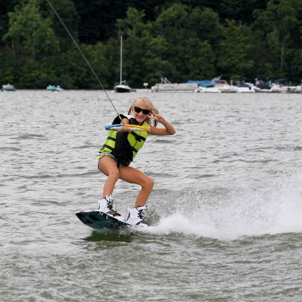 Wakeboarding on Candlewood Lake