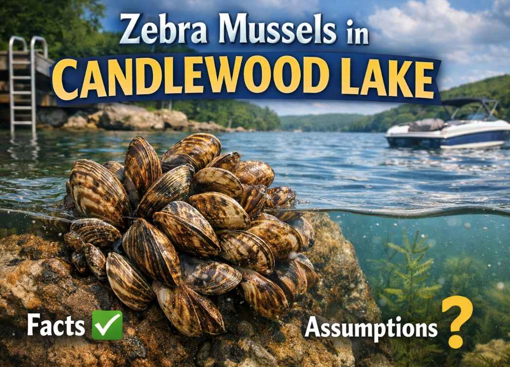Zebra Mussels on Candlewood Lake