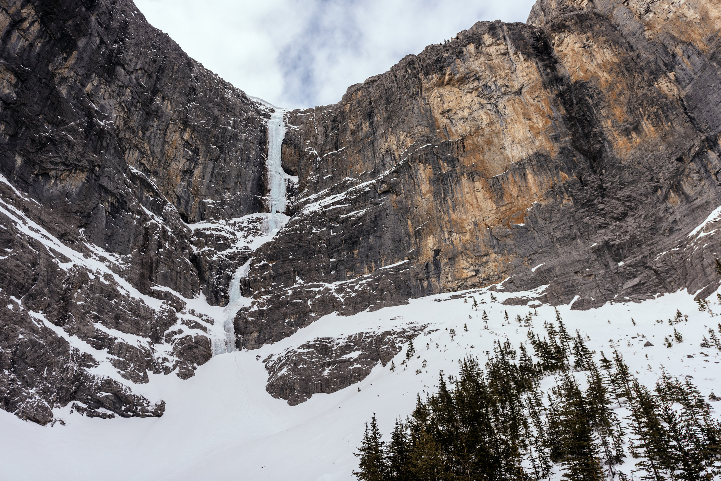 The Sorcerer is a super-ultra-mega classic waterfall ice route for obvious reasons.