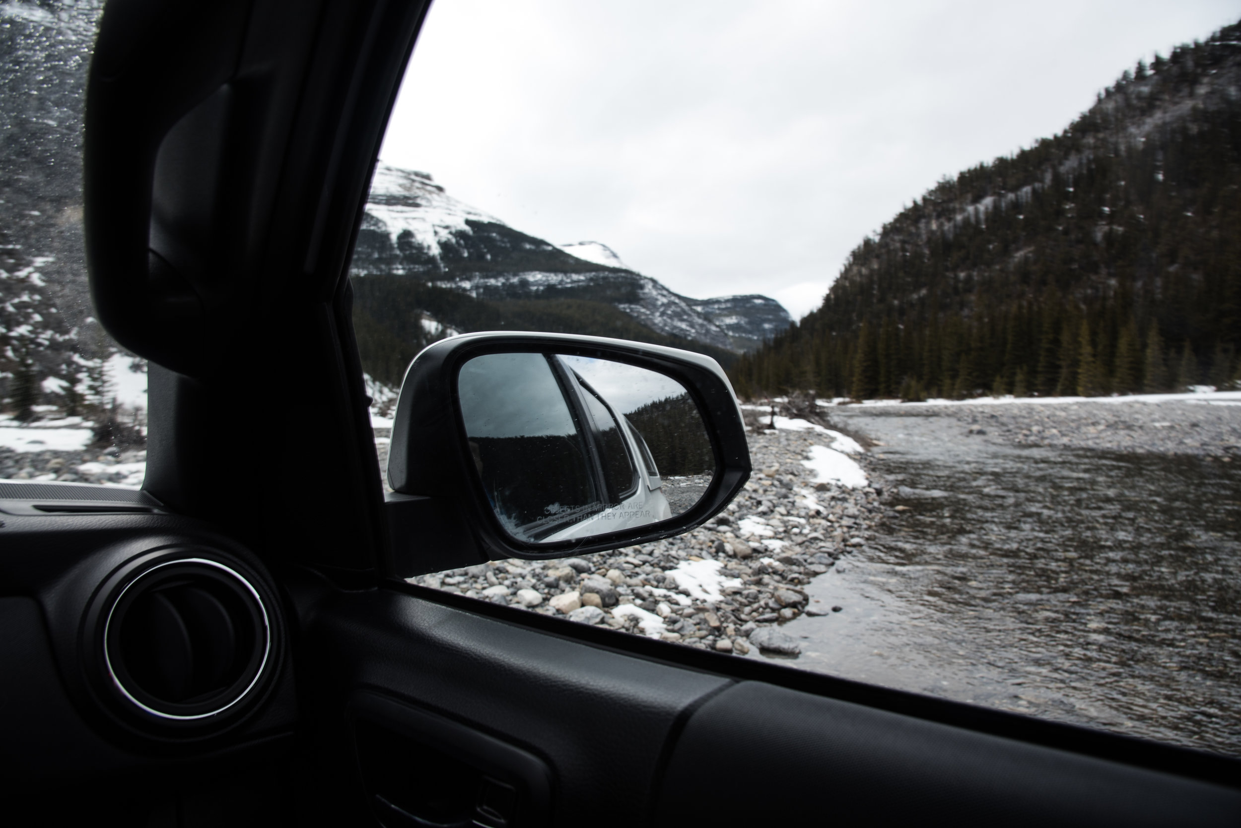 We crossed a river several times while navigating through the Ghost.