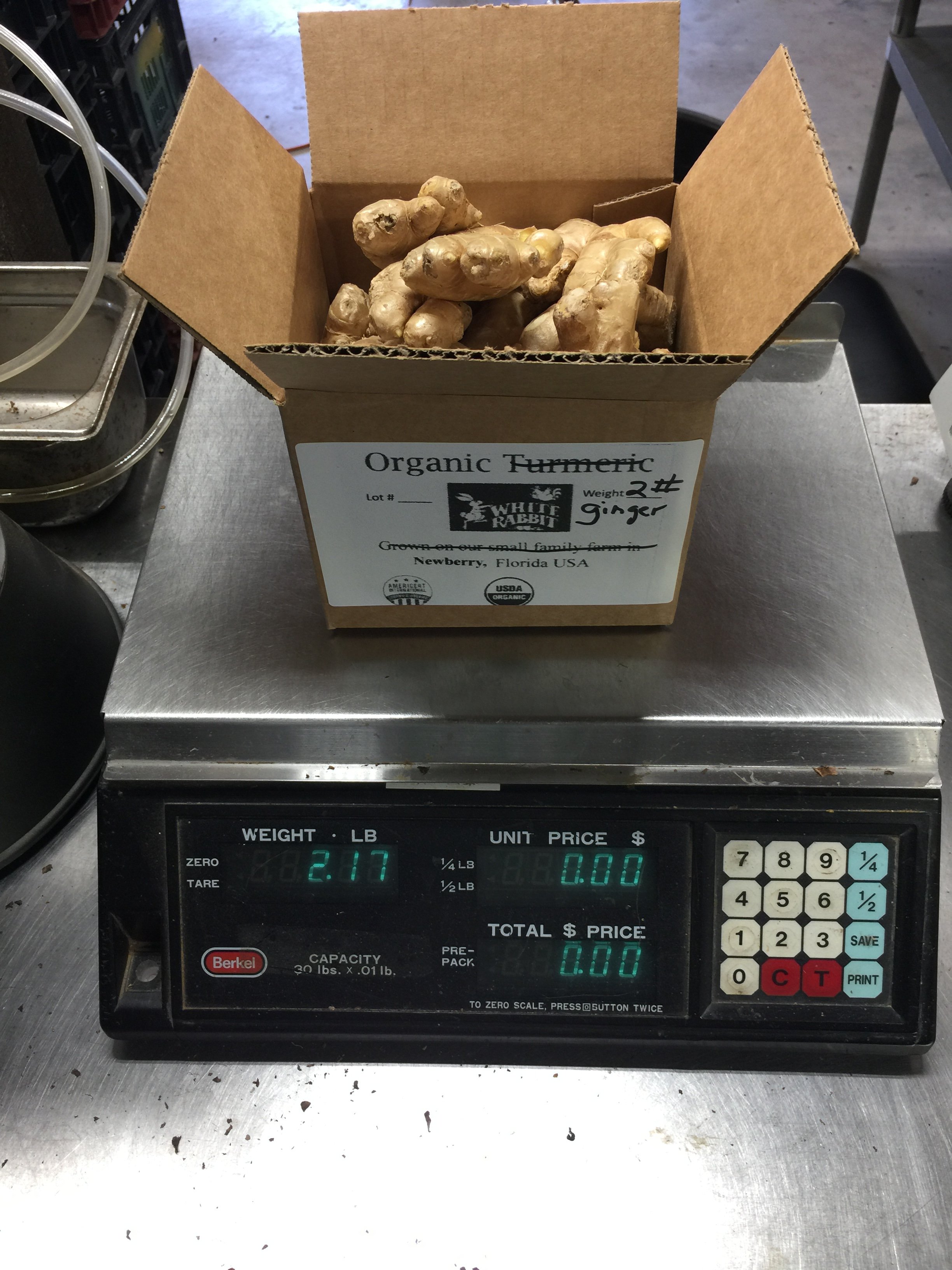 Organic Whole Ginger - 2 Pounds