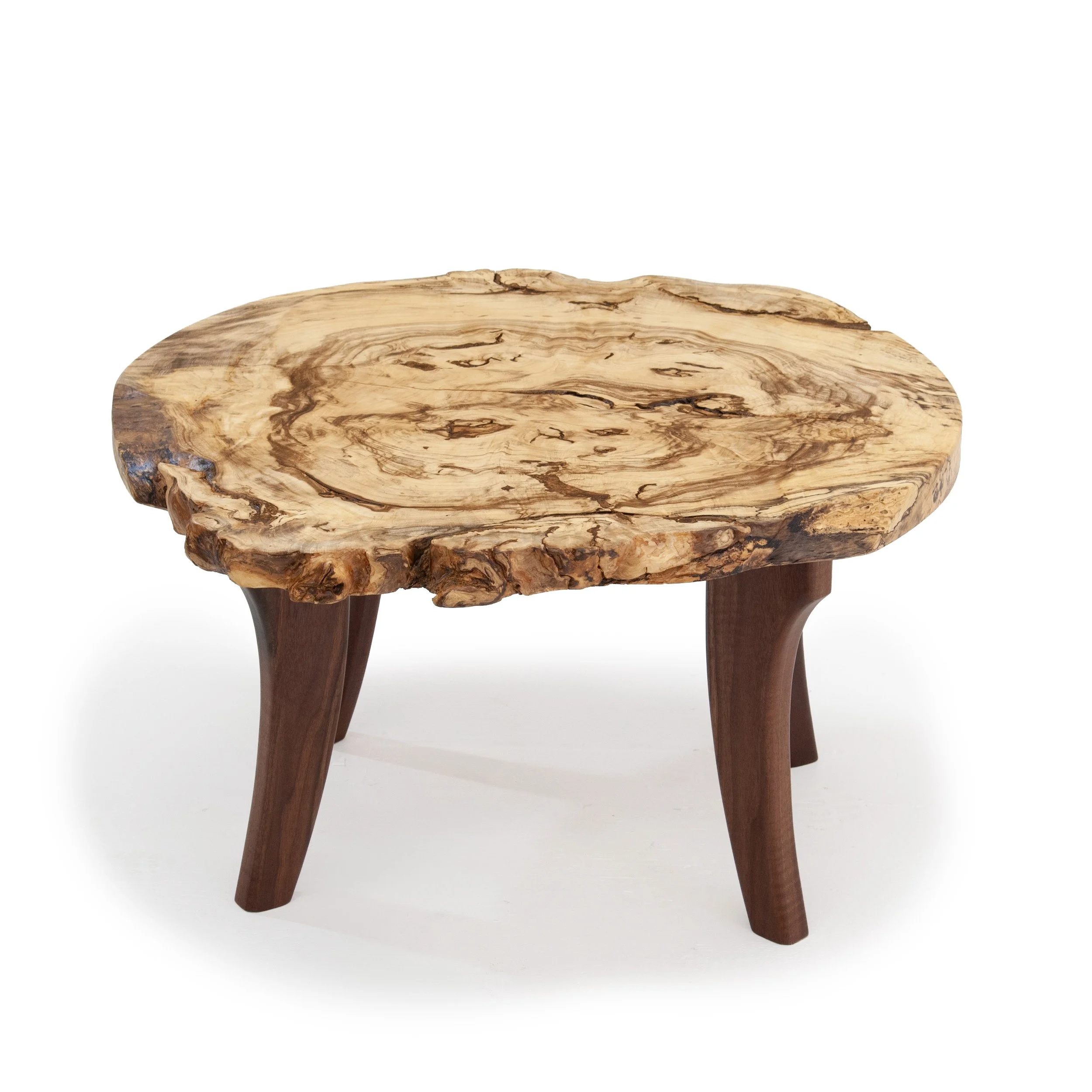 Coffee table made with Hackberry burl and Black Walnut legs  Table_Elm_0094 copy.jpg