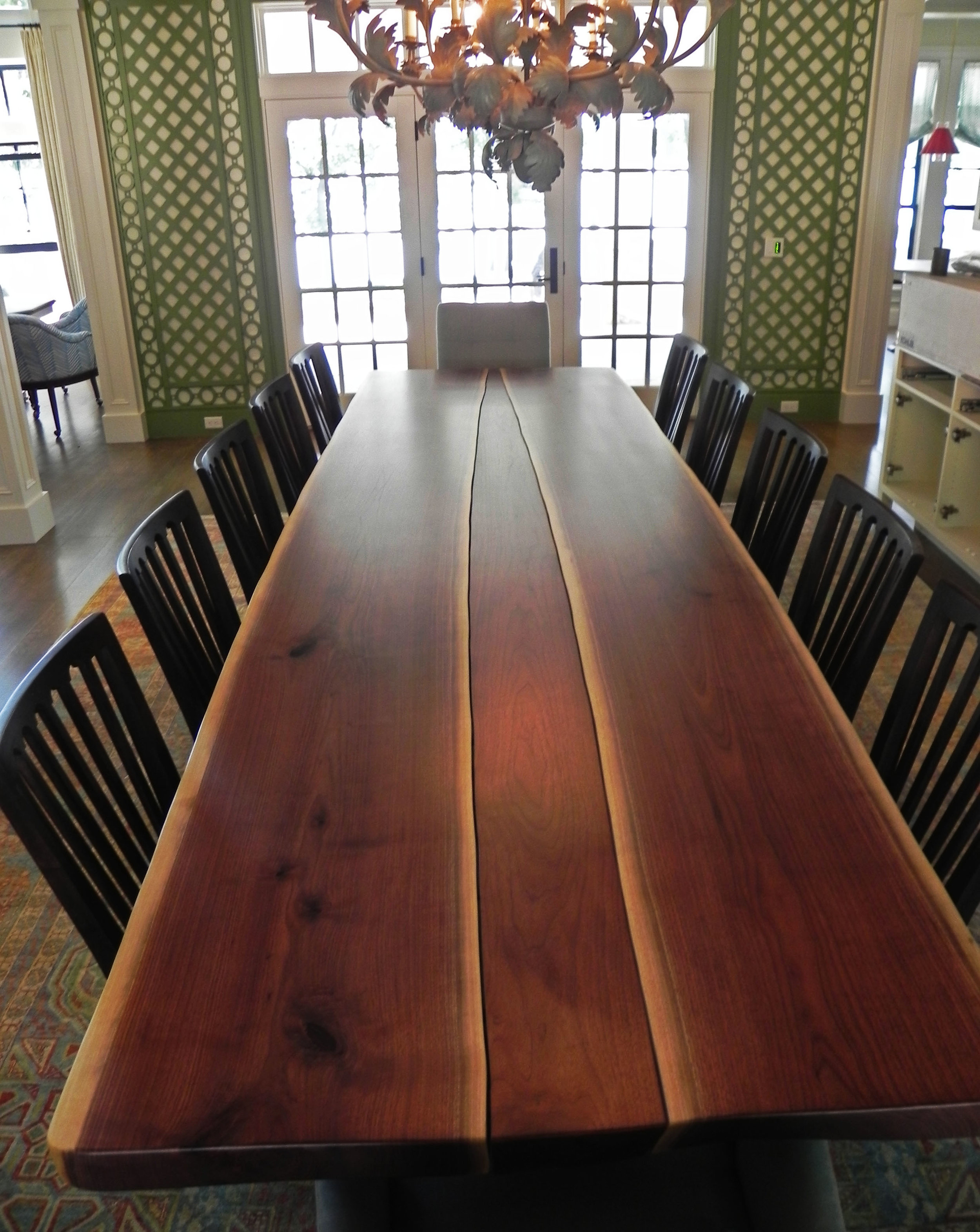 Live Edge Walnut Dining Table