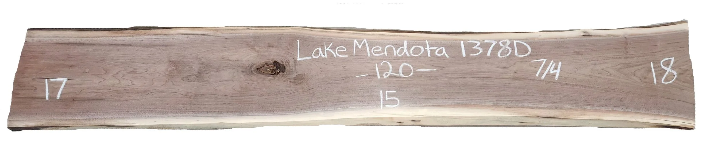 Walnut Slab Lake Mendota 1378D