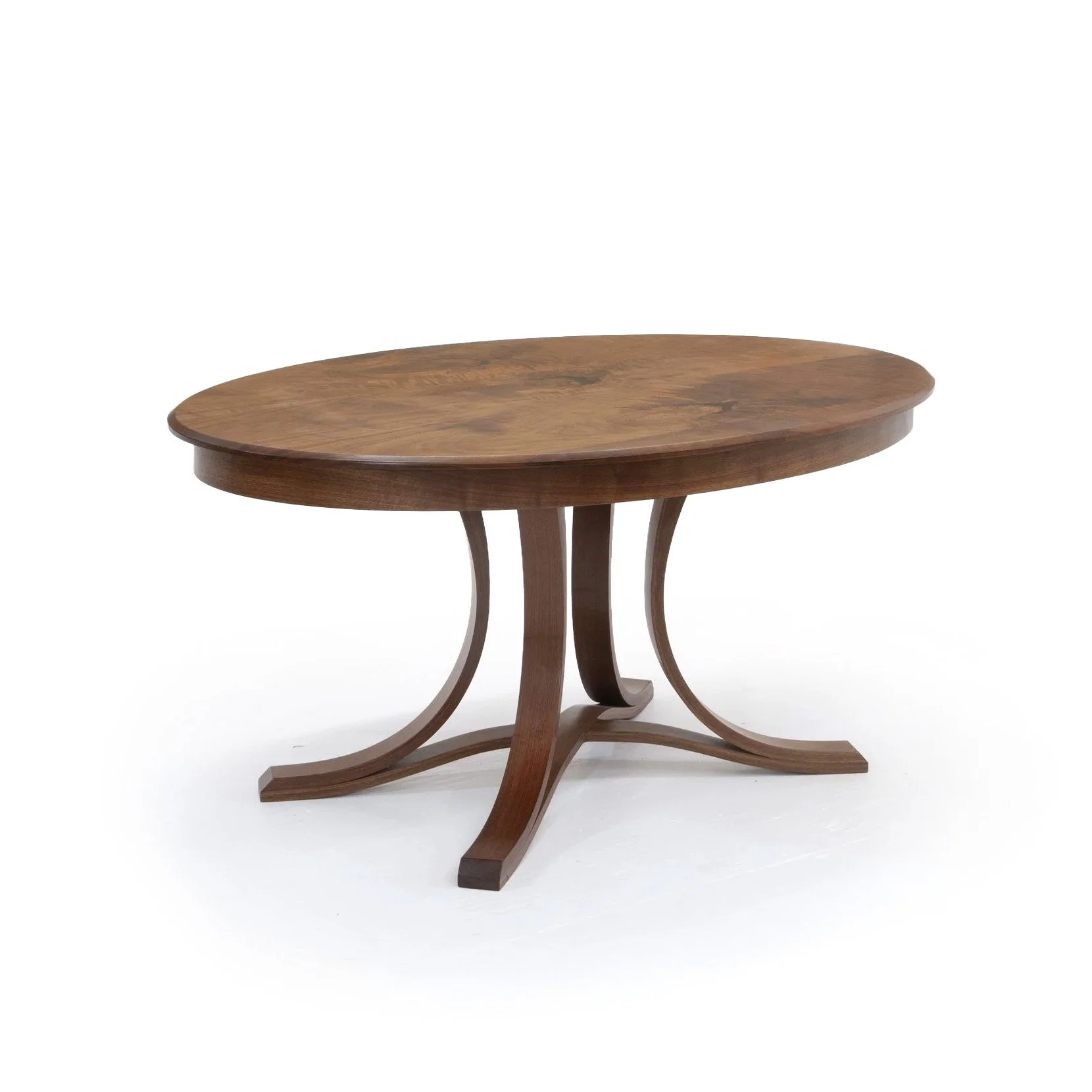 Oval Walnut Dining Table