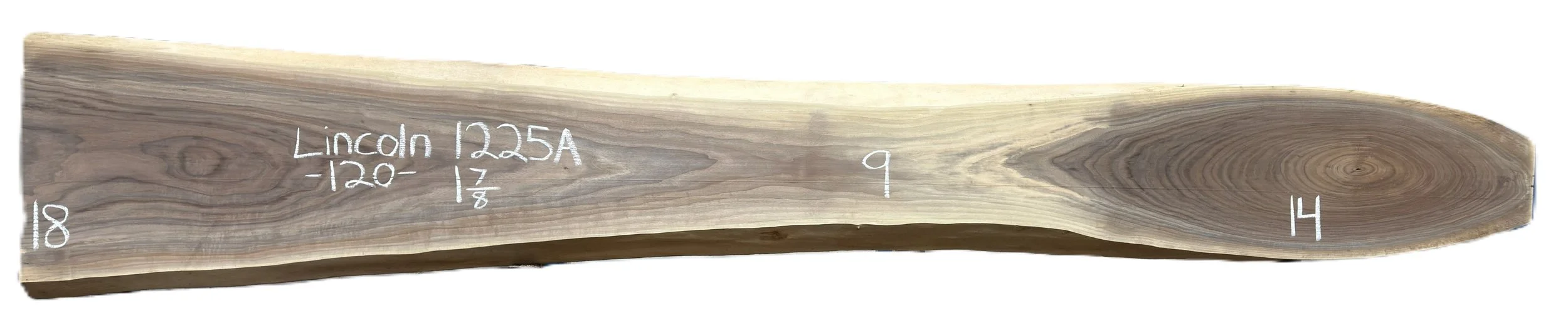 Walnut Slab Lincoln 1225A
