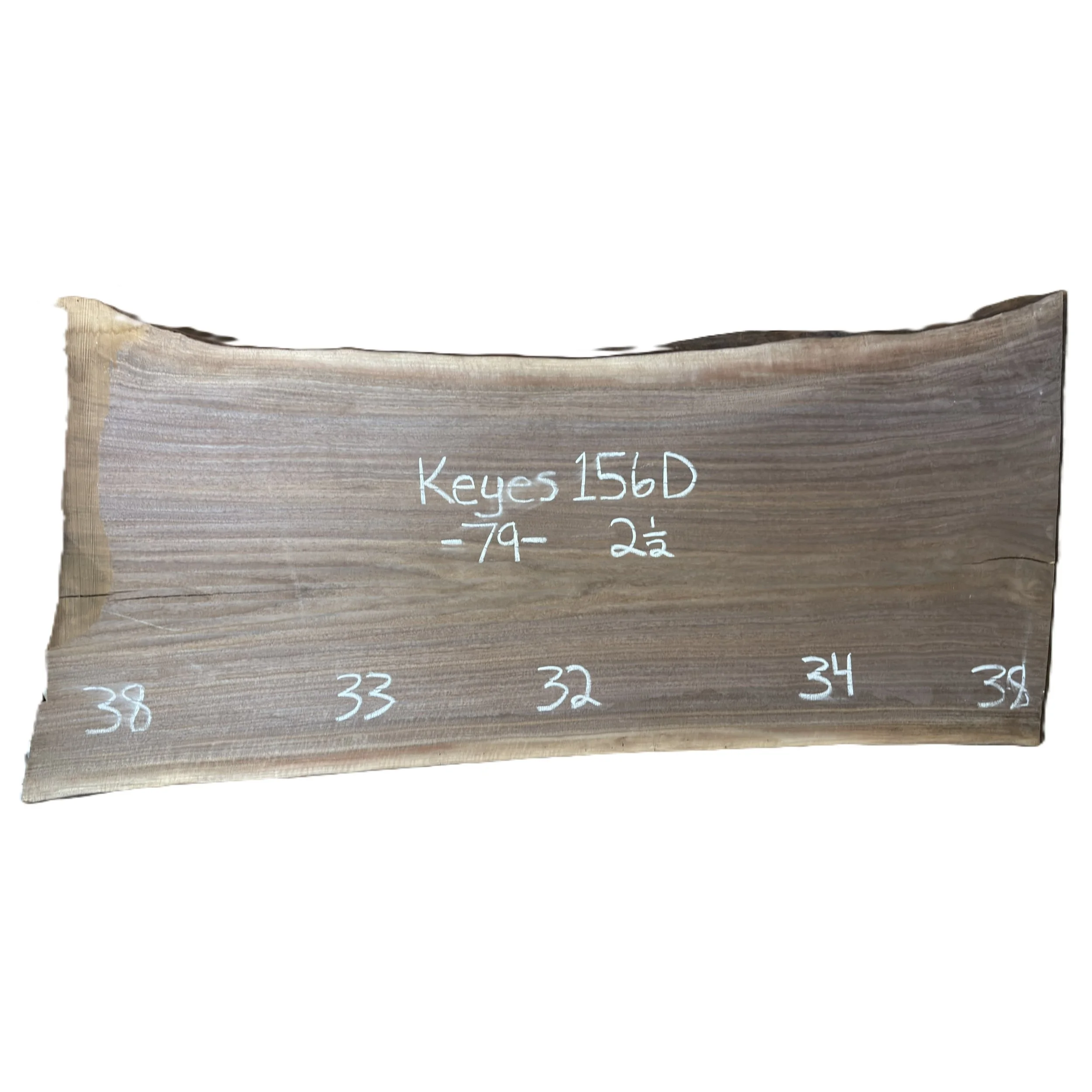 Walnut Slab Keyes 156D