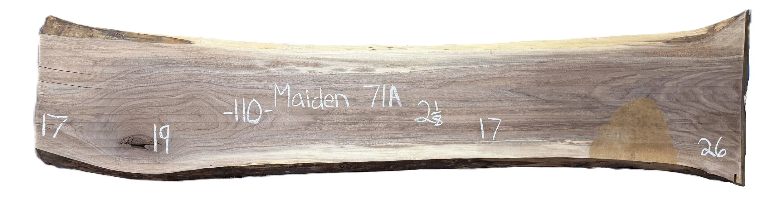 Walnut Slab Maiden 71A