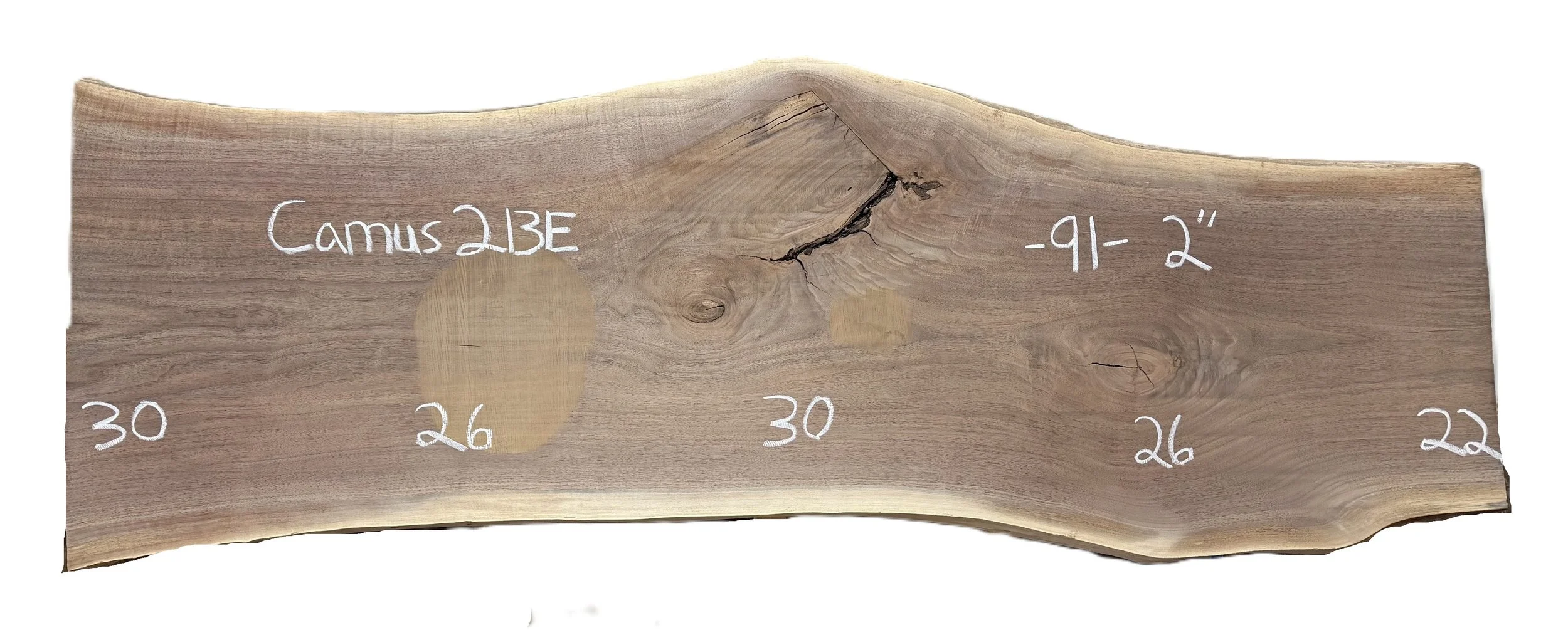 Walnut Slab Camus 213E