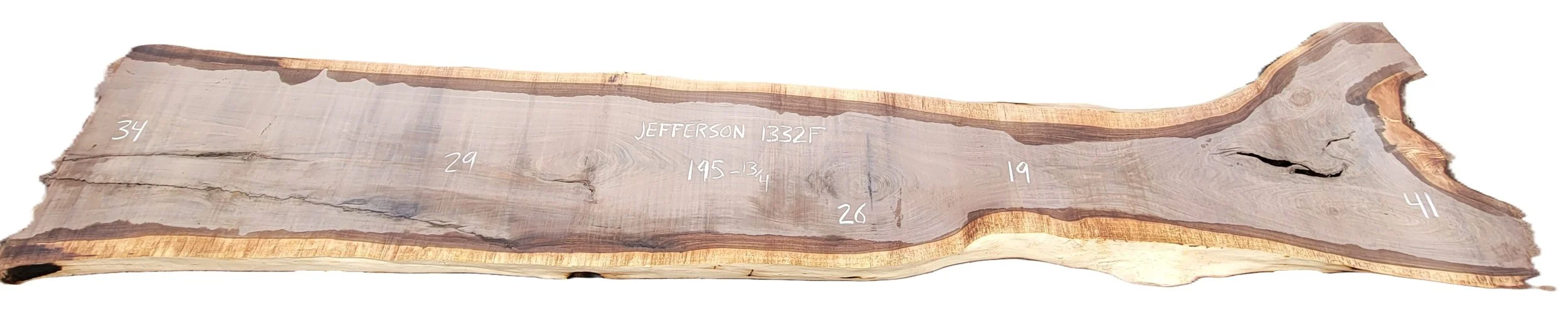 Walnut Slab Jefferson 1332F