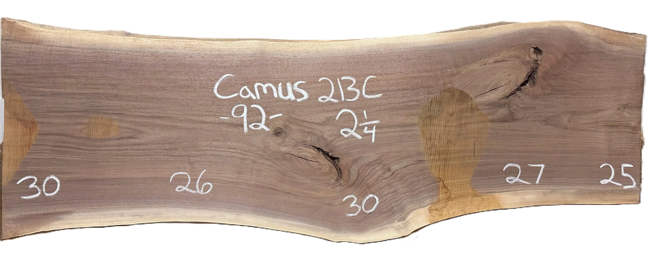 Walnut Slab Camus 213C